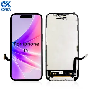 Conka Wholesale Manufacturer Mobile Phone Repair Parts For iPhone 15 Screen Lcd Replacement For iPhone 15 Display