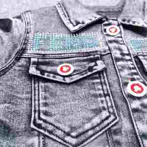 Conjuntos de Ropa de Boutique para Niñas de Diseño Profesional, Traje de Mezclilla para Niñas, Verano 2022 - Product Image 5