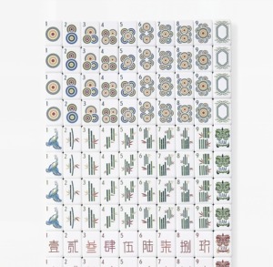Jeu de <span class=keywords><strong>Mahjong</strong></span> Américain Personnalisé Moderne à Motif Tigre, Design Floral, pour 4 Joueurs, Jeu de Poker de Divertissement, Durable et Portable - Product Image 3