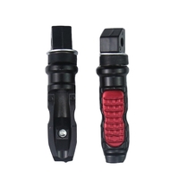 Repose-pieds arrière antidérapants en aluminium et caoutchouc pour passager, fixation M8 pour moto Street Bike G T R