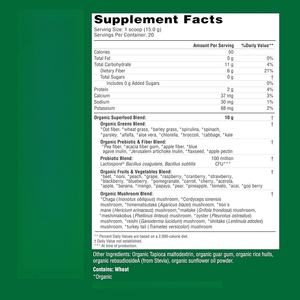 Poudre de Super Greens |   50 superaliments biologiques |   Complément <span class=keywords><strong>Alcalinisant</strong></span> aux Légumes Verts avec Probiotiques, Fruits, Légumes et Champignons - Product Image 2