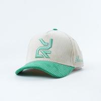 Casquette en velours côtelé OEM avec logo personnalisé, broderie 3D, casquette de baseball à 5 panneaux, casquette structurée