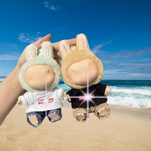 Adorable Ropa de Bebé de Bambú de Segunda Generación, Estilo de Juguete de Dibujos Animados Rabubu, Traje con Colgante, Fiestas, Primer Traje de Tela Labuibui - Product Image 5