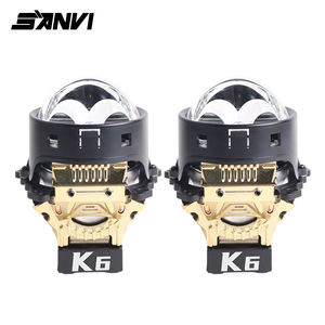 Faros Delanteros Bi-LED de Repuesto de 3 Pulgadas K6 80W con Proyector, Temperatura de Color de 6000k para Ford Ranger, <span class=keywords><strong>BMW</strong></span> E60 y VW Navara - Product Image 1