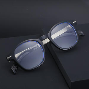 Gafas de sol retro para hombre, montura metálica, lentes de PC con protección UV400 y antirradiación, protección solar clase 2, protección exterior ZS DB7102 - Product Image 3