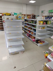 אופנתי מתכת גונדולה מדפי מותאם אישית חנות תצוגת סופרמרקט פלדה מדפים - Product Image 6