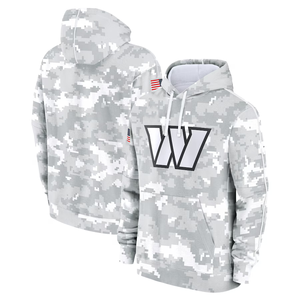 2024 Amerikaans Voetbal Bedrukt Hoodies Salute-To-Service Camo Witte Gary Team Sport Hoodie Trui Met Capuchon Mannen Vrouwen - Product Image 4