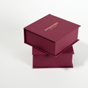 PackSecret High Quality Custom Gold Logo <b>Book</b> Style Red Wine Jewelry Gift Boxes Magnetic Closure Earring Jewelry <b>Box</b> - Product Image 6