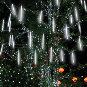 30cm 8 Tube Icicle Snow <strong>Fall</strong> Cascading Fairy <strong>Light</strong> Falling Rain Decoration <strong>Light</strong> Waterproof LED Meteor Shower <strong>Lights</strong> - Product Image 5