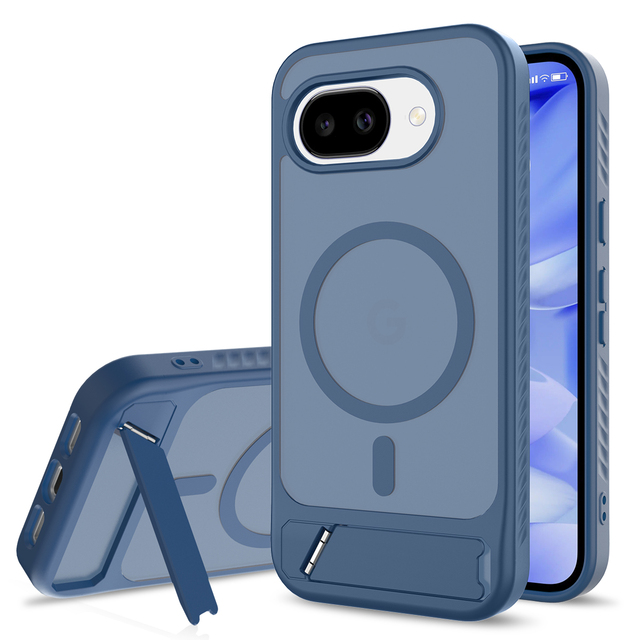 Slim Matte Magnetic Case for Google Pixel 10A 10 Pro XL 9 Pro XL Military Grade Drop Protection Invisable Kickstand Case