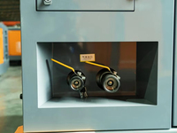 Compresseur d'air à vis portable ZEGA 141SCY-12-15 12 bars 600cfm 142 kW avec moteur diesel et roues