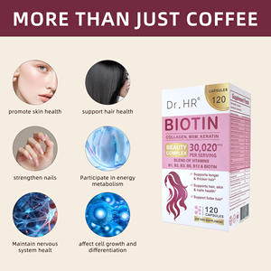 Suplemen Kapsul <span class=keywords><strong>Biotin</strong></span> Berpotensi Tinggi Label Pribadi untuk Kesehatan Rambut, Kulit, dan Kuku - Product Image 5