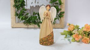 Peinture à la main en résine personnalisée, figurines décoratives de prière pour dame, fille, amour, cadeaux uniques, figurine d'ange, cadeaux pour <span class=keywords><strong>maman</strong></span> - Product Image 3