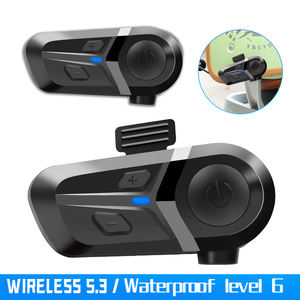 <span class=keywords><strong>Casque</strong></span> de moto L1, <span class=keywords><strong>casque</strong></span> sans fil pour motocycliste avec haut-parleurs HD et microphone pour la conduite - Product Image 6