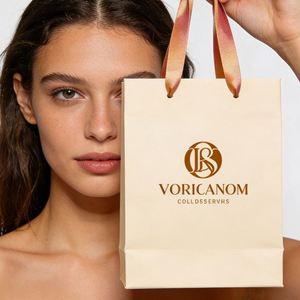 Bolsas de Papel Kraft de Lujo Hechas a Mano con Cierre Magnético, Cinta y Logotipo Impreso con UV para Empacar Pan, Sándwiches y Velas - Product Image 3