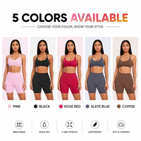 GH Wholesale Ensemble de sport pour femme, effet ventre plat, coupe ajustée, rehausseur de fessiers, pour la course, le fitness et le yoga