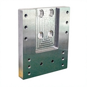 Plaque de refroidissement à eau en acier inoxydable usinée CNC de haute précision, certifiée ISO9001 et inspectée par CMM, AMT VINA - Product Image 1