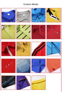 Custom Design Uw Eigen Merk Sport Poloshirts 92% Polyester 8% Spandex Poloshirts Heren Golf Polo Shirt Dry-Fit - Product Image 6