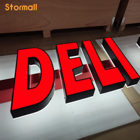 Letras de Canal 3D LED para Montaje en Pared Interior y Exterior, Letrero Publicitario de Acero Inoxidable, Clasificación IP67, CE, Empresas, Hospitales