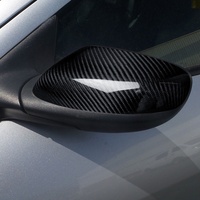 Untuk Mazda RX8 Stiker Penutup Kaca Spion Serat Karbon Asli, Dekorasi Modifikasi Mobil, Suku Cadang Otomotif