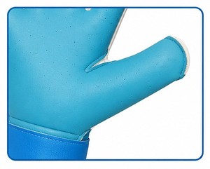 Gants de gardien de but professionnels personnalisés de haute qualité, très demandés, en caoutchouc bleu pour l'extérieur - Product Image 5