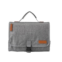 Sac suspendu multifonctionnel de grande capacité pour poussette Tapis à langer portable et imperméable pour bébé Tapis à langer à la mode
