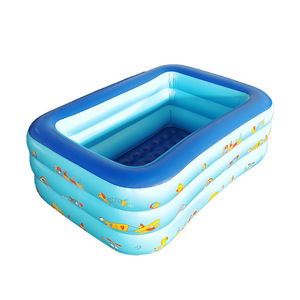 <b>Inflatable</b> Swimming <b>Pool</b> 146x102x50cm 175x128x48cm PVC Indoor Home Use <b>For</b> Children And Adults - Product Image 1