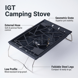 <span class=keywords><strong>Fornello</strong></span> da <span class=keywords><strong>Campeggio</strong></span> IGT Orangegaz 1 Unità, Bruciatore Portatile Facile da Installare nel Tavolo, 5000W Alta Potenza, <span class=keywords><strong>Fornello</strong></span> da Turismo - Product Image 1