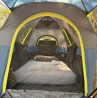 Matelas gonflable portable pleine grandeur avec support droit pour tente, accessoire pour lit de camion de camping