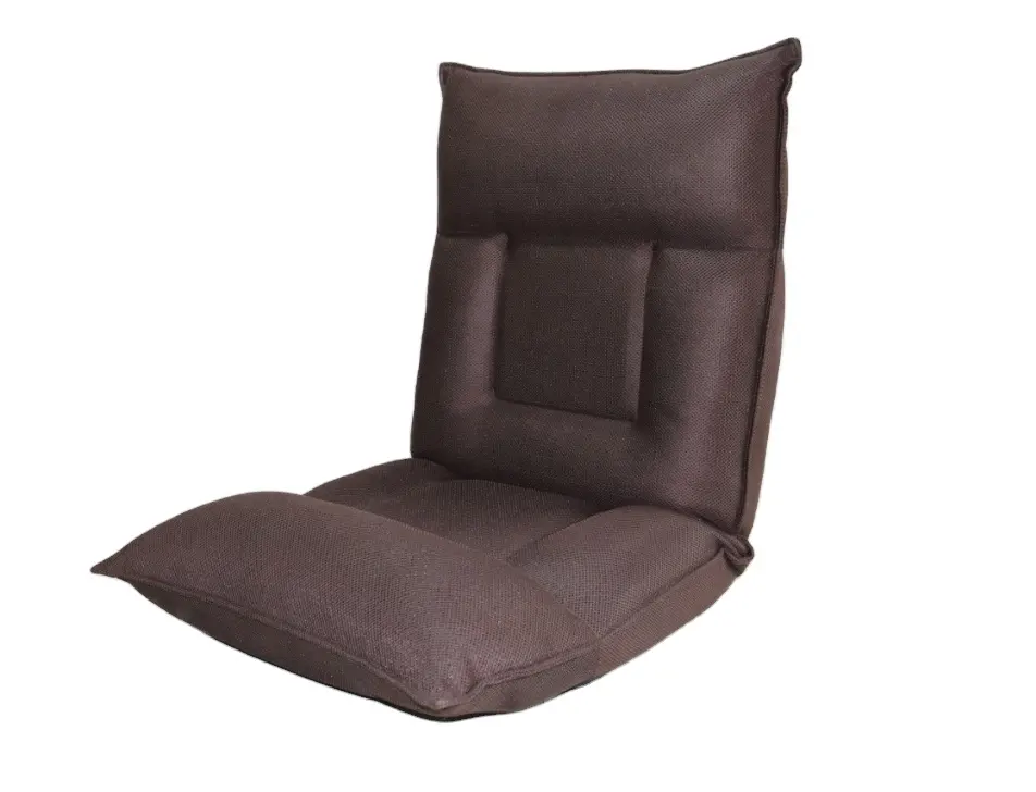 다다미 매트 휴대용 편안한 조절 가능한 접이식 바닥 요가 의자 등 받침 거실 라운지 의자 바닥 의자