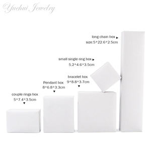 थोक कस्टम लोगो मुद्रित चमड़े की लक्जरी भंडारण मखमली आंतरिक कार्ड हार कंगन अंगूठी गहने पैकेजिंग बॉक्स सेट - Product Image 4