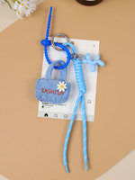 Mini sac en feutre Kawaii, adorable chien ballon, pendentif sac à corde tressée, porte-clés polyvalent, ornement de voiture, décoration de mode pour femmes