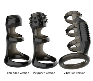 Préservatifs de haute qualité pour hommes en silicone à particules, retardateurs de sperme, extenseurs de gland, jouets sexuels pour adultes - Product Image 6
