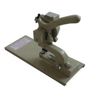 Machine semi-automatique <span class=keywords><strong>de</strong></span> pose d'œillets et <span class=keywords><strong>de</strong></span> boutonnières pour bâches, tentes, papier et sacs en PVC - Product Image 2