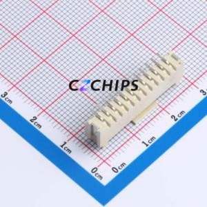 ZX-HY2.0-12PLT Wire-to-Board Pin Header SMD,P=2mm Connector 1x12P 2mm Vertical Mount HY - Product Image 2