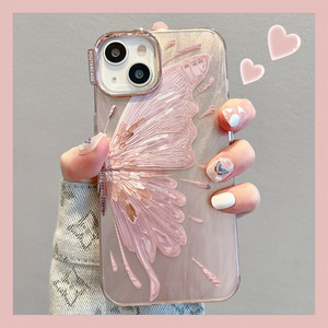 Nouvelle <span class=keywords><strong>coque</strong></span> de téléphone à motif papillon et coquillage pour <span class=keywords><strong>iPhone</strong></span> 15/14 Pro/13/<span class=keywords><strong>12</strong></span> Pro/11, accessoires de téléphone dégradés - Product Image 3
