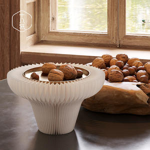 Assiettes à <span class=keywords><strong>dessert</strong></span> cylindriques pliantes décoration mariage fête d'anniversaire plateau <span class=keywords><strong>de</strong></span> rangement divers stand d'exposition stockage - Product Image 1