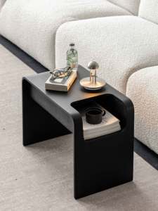 Mesa de sofá de madera maciza moderna de lujo de media casa para sala de estar y dormitorio muebles para el hogar hechos a mano - Product Image 3