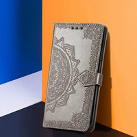 TPU PC Retro Pattern Wallet Card Phone Case Anti-Shock & Fall Simple Business Style Cover pour Google Pixel 9 8 7 6 5 Pro