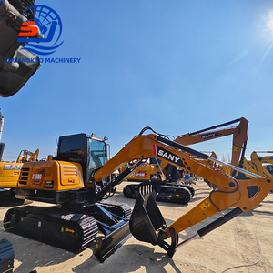 Excavadora de orugas Sany SY60C usada en buenas condiciones Excavadora de orugas usada de alta rentabilidad a la venta - Product Image 2