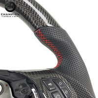 Volant en Fibre de Carbone pour Intérieur de Voiture BMW M3 M4 E82 E87 E88 E81 E92 E93 E90 E91 – Volant Amélioré