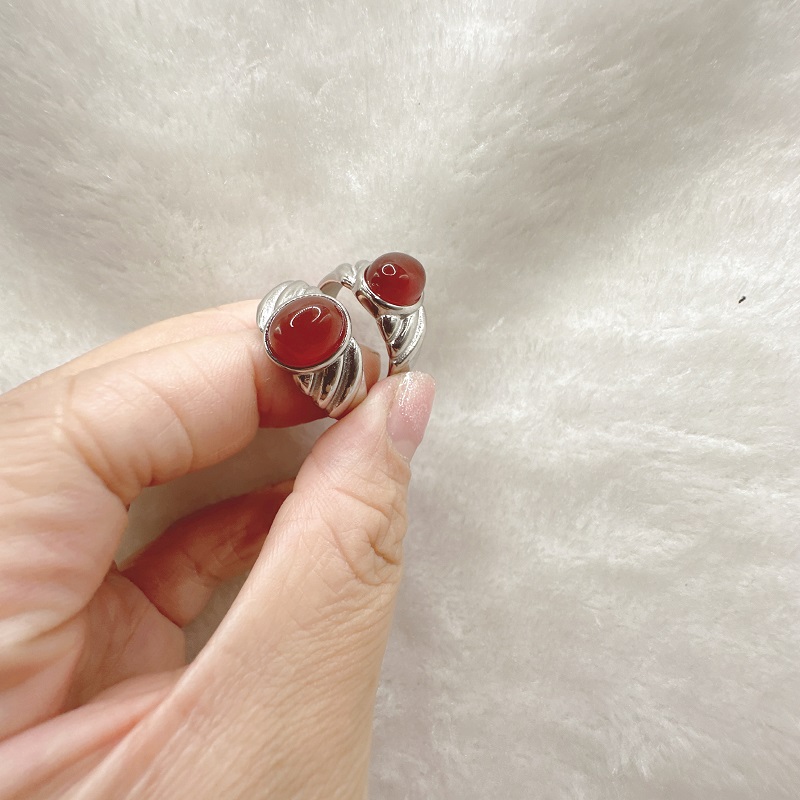 aqeeq stone ring