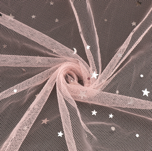 Packaging Materials Custom air Mesh Lace Fabric Starry Moon Tulle for Decoration - Product Image 3