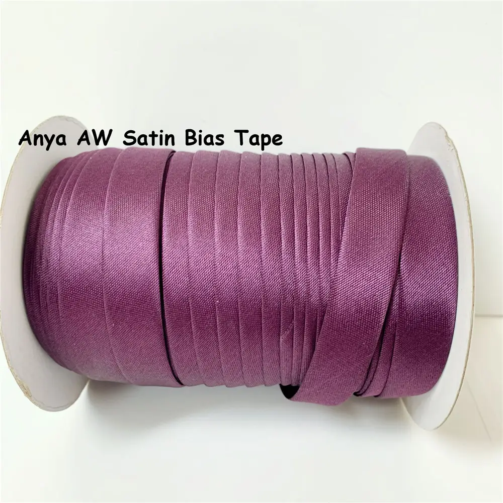 Aw bias tape 15mm 5/8 inch 100% Polyester Satin Bias Binding Tape Garment accessories yarn cords thread