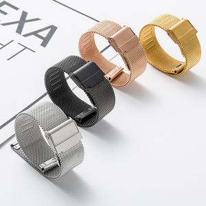 Milanese 20 22mm <span class=keywords><strong>orologio</strong></span> da polso in metallo maglia fibbia <span class=keywords><strong>per</strong></span> <span class=keywords><strong>cintura</strong></span> in acciaio inossidabile in metallo smart Watch band <span class=keywords><strong>per</strong></span> samsung watch 7 6 - Product Image 4