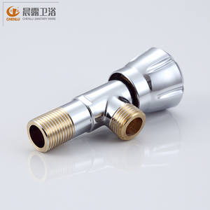 วาล์วมอร์นิ่งดิวแบบมุม 4 จุด เกลียวตัวผู้ ชุบโครเมียม สำหรับเครื่องทำน้ำอุ่น - Product Image 4