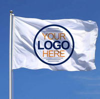 Drapeaux de fanions promotionnels personnalisés en polyester 3x5 pieds, bannières vierges sublimées avec logo, tout design, pour extérieur, vente en gros