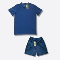 Ensemble 2 pièces d'été pour homme de qualité supérieure : short léger et t-shirt avec pantalon de jogging – Idéal pour l'entraînement et la course à pied