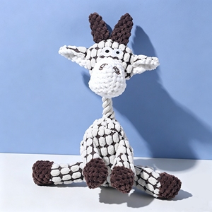 Giocattoli da Masticare per Cani in Peluche Resistenti e Sonori, Simpatici Giocattoli per la Dentizione a Forma di Animali per Tutti i Cani - Product Image 4