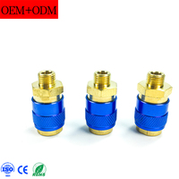 Adaptateur à gaz refroidi à l'eau, 20 pièces, 8mm rouge bleu, raccord rapide pour TIG MIG MAG, prise torche à souder